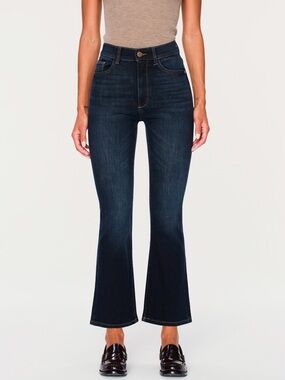 DL1961 Bridget Boot High Rise Instasculpt™ 27" Jeans Crop Flare Size‎ 31